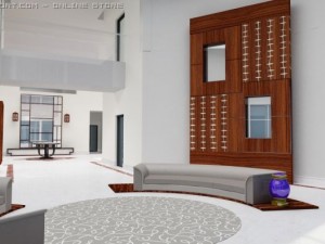 yxl sofa curved 3D Model