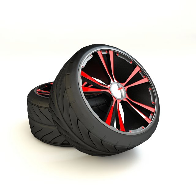 wheels rosh design Model 3D .c4d .max .obj .3ds .fbx .stl .blend 