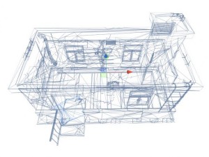 post apocalyptic build 3D 모델