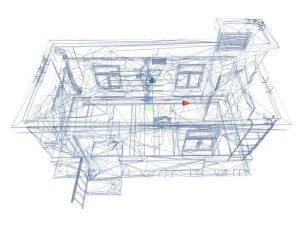 post apocalyptic build 3D Model