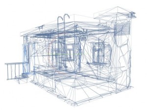 post apocalyptic build 3D 모델