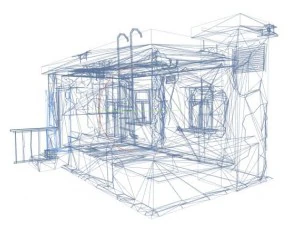 post apocalyptic build 3D Model