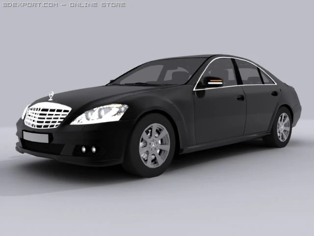 mercedesbenz sclass 3D Model .c4d .max .obj .3ds .fbx .stl .blend 