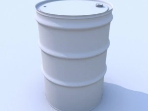 55加仑圆桶 3D 模型