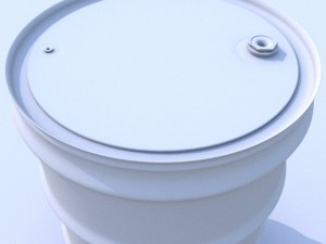55 gallon drum barrel 3D Модель