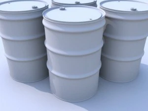 55 gallon drum barrel 3D Model