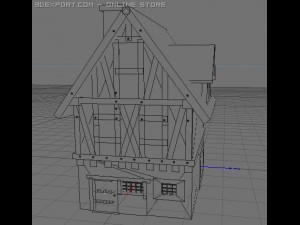 medieval house 3D Model