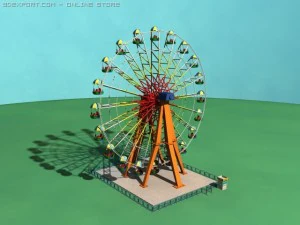 बड़ा चक्का 3D मॉडल