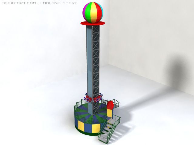 crazy tower 3D मॉडल .c4d .max .obj .3ds .fbx .stl .blend