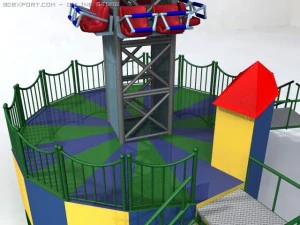 crazy tower 3D Model