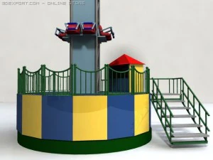 crazy tower 3D Model