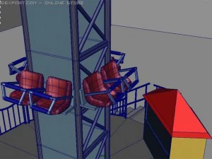crazy tower 3D Model