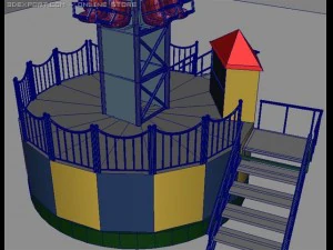 crazy tower 3D Model