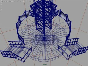 crazy tower 3D Model