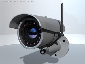 internet network ip camera 3D Model