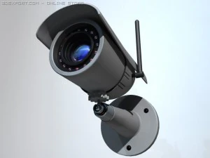 internet network ip camera 3D Model