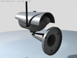 internet network ip camera 3D Model