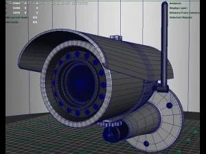 internet network ip camera 3D Model