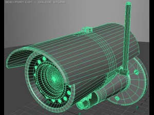 internet network ip camera 3D मॉडल