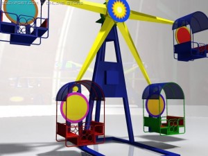 ferris wheel sun 3D Model