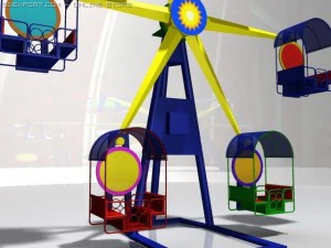 観覧車の太陽 3Dモデル