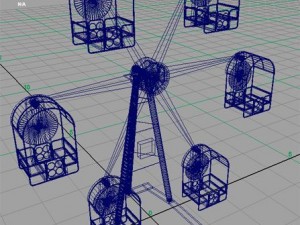 ferris wheel sun 3D Model