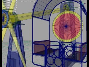 観覧車の太陽 3Dモデル