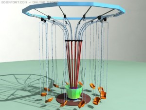 carousel whirl 3D 模型