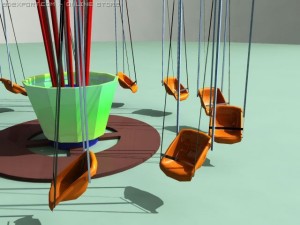 carousel whirl 3D Model