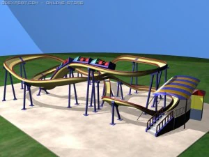 rollercoaster 3D Model