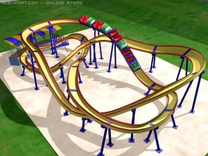 롤러코스터 3D 모델