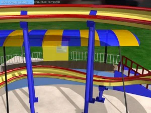 롤러코스터 3D 모델