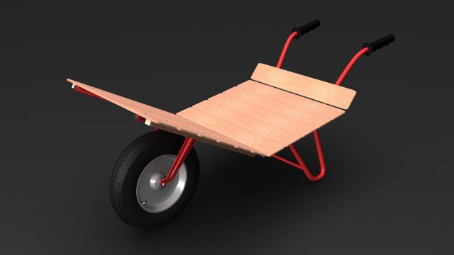 wheelbarrow2 Modèle 3D .c4d .max .obj .3ds .fbx .stl .blend 