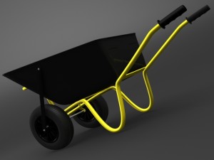 wheelbarrow3 3D-Modell