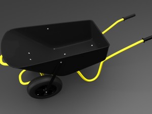 wheelbarrow3 3D-Modell