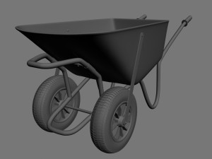 wheelbarrow3 3D-Modell