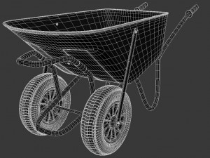 wheelbarrow3 3D-Modell