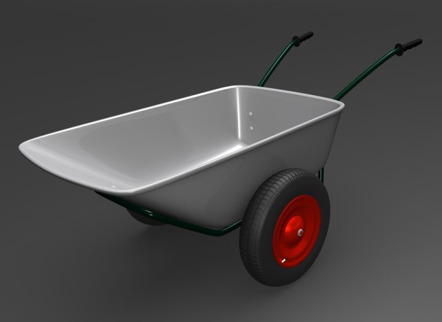 wheelbarrow4 Model 3D .c4d .max .obj .3ds .fbx .stl .blend 