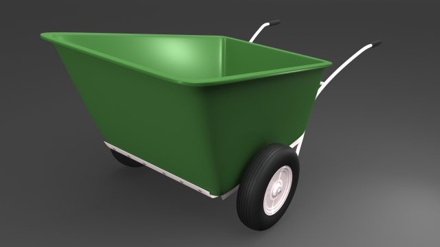 wheelbarrow 3D 모델 .c4d .max .obj .3ds .fbx .stl .blend