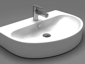 раковина в ванной 2 3D Модель