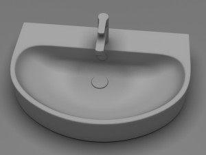 bathroom sink 2 Model 3D