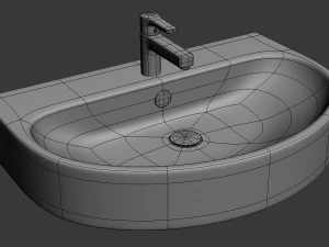 bathroom sink 2 3D Model