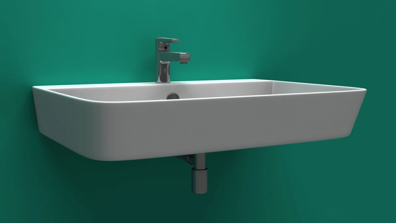 बाथरूम सिंक 3 3D मॉडल .c4d .max .obj .3ds .fbx .stl .blend 