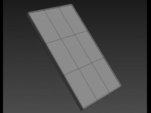 solar panel - 3 types 3D 模型