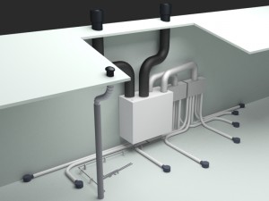 ventilation unit Model 3D