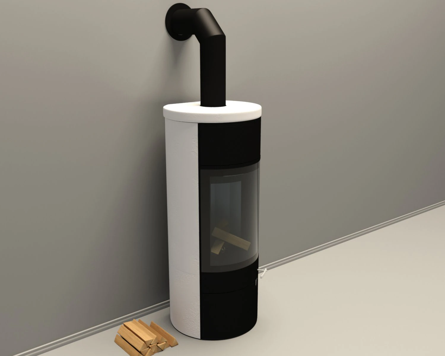 fireplace 3D Model .c4d .max .obj .3ds .fbx .stl .blend