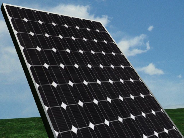 solar photovoltaic panel 3D Model .c4d .max .obj .3ds .fbx .stl .blend 