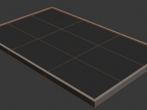 solar photovoltaic panel 3D Model