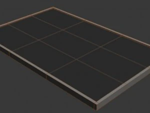 solar photovoltaic panel 3D Model