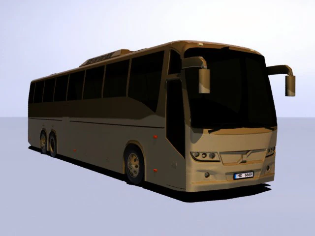 volvo 9700 bus 3D Model .c4d .max .obj .3ds .fbx .stl .blend 